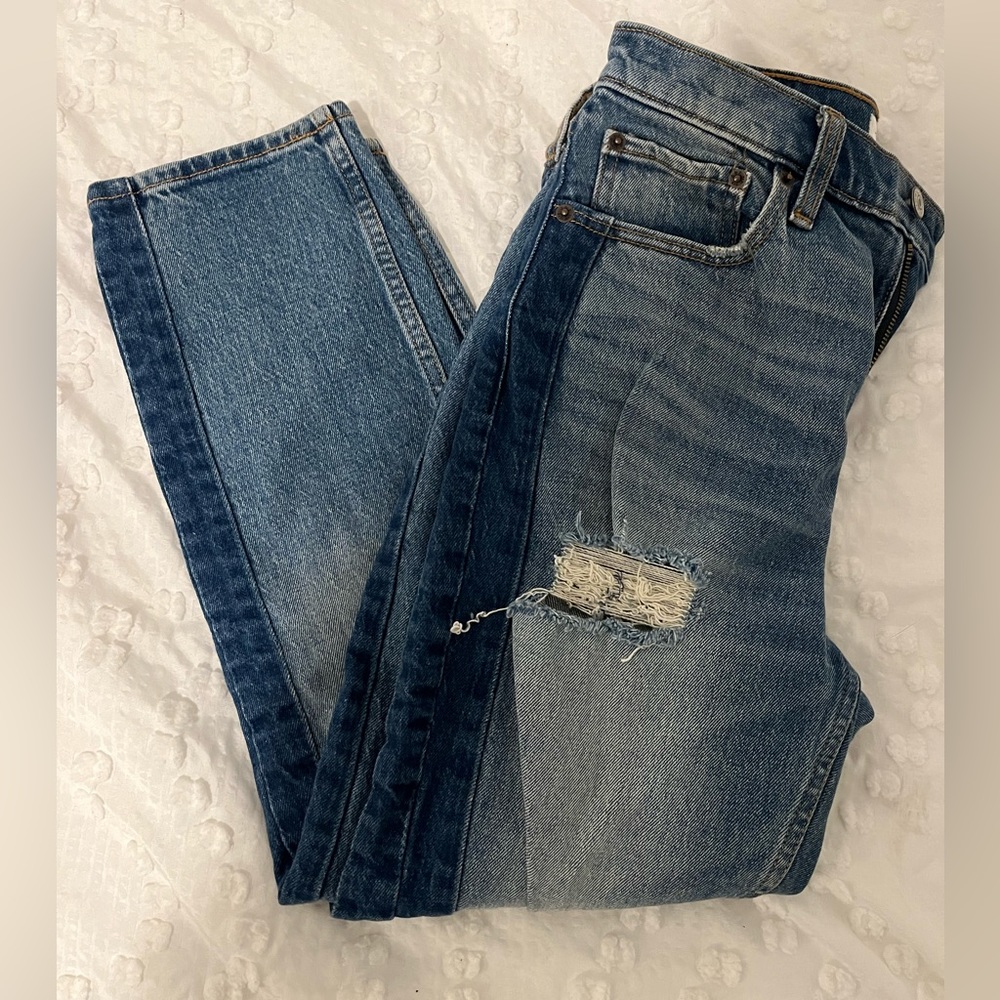 Abercrombie and Fitch Mom High Rise Jeans